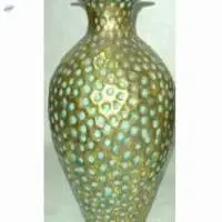 Metal Vase 14 Ht