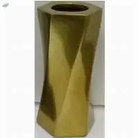Metal Vase 6" HT