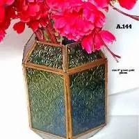 Metal / Glass Vase