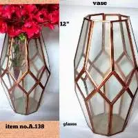 Metal / Glass Vase