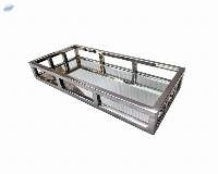 SS Tray With Mirror Glass