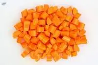 Dehydrated Carrot Cubes