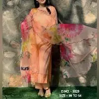 Cotton Cambric Fabric Long Kurti