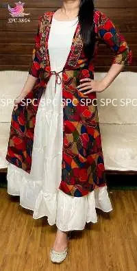 Premium Rayon Sulb Sleeveless Gown
