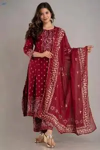Heavy Printed Anarkali Kurti