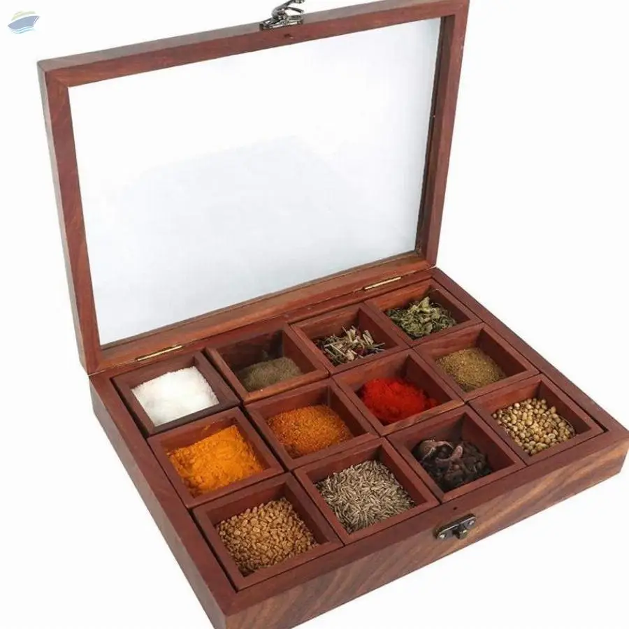 Wooden Spices Box