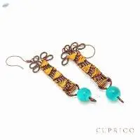 Ikkat Earrings