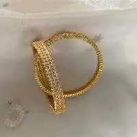 Gold AD Twinkle Row Bangles