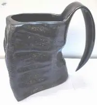 Buffalo Horn Beer Mug