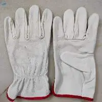 Leather Work Gloves/Industrial Leather Gloves