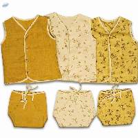 Kids Ethical Classic Yellow Jhabla Set Of 3
