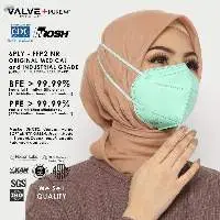 VALVE+ Purism FFP2 NR - 6 PLY Minty Green