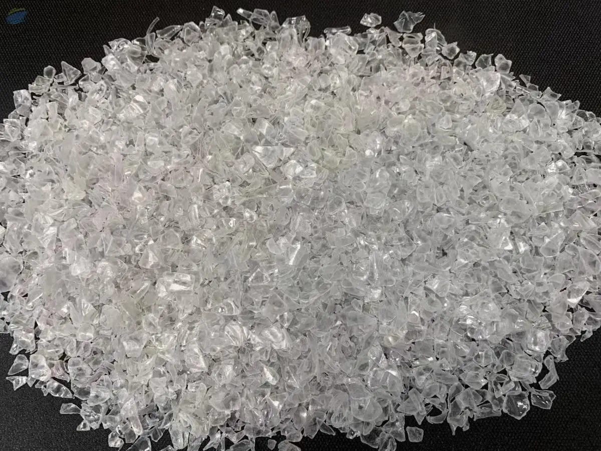 Hot Washed PET Bottle Flake (Fiber Grade)