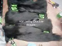 non remy double hair