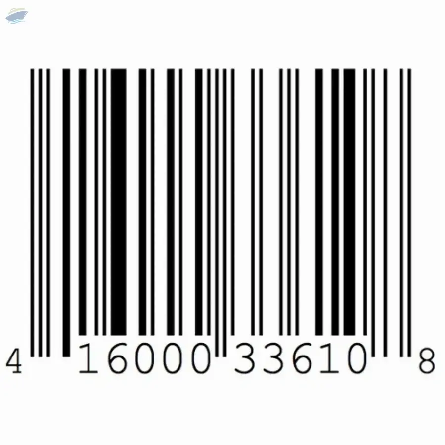 White Barcode Label