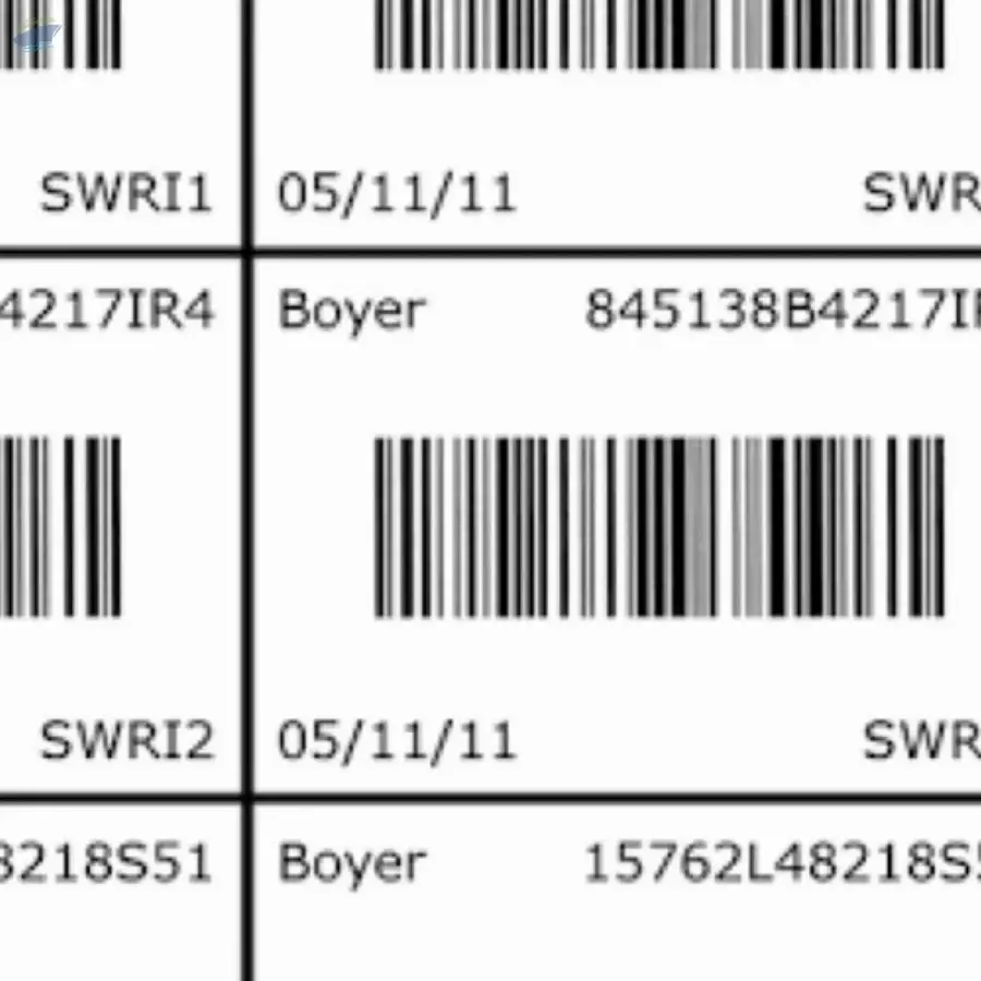 Waterproof Printed Barcode Label