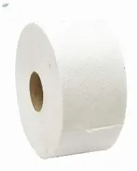 8 X Jumbo Toilet Rolls, Embossed Tissue Rolls