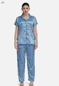 Women's Shirt And Pajama Sleepwear Set