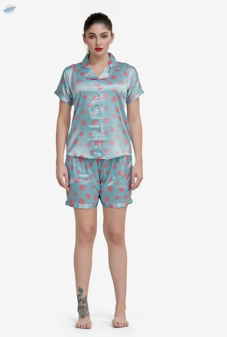 Women's Shirt And Short Sleepwear Set