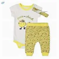 Baby Girl Bodysuit Set 0-12M