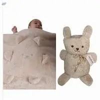 Baby Blanket With Teddy-0-24m