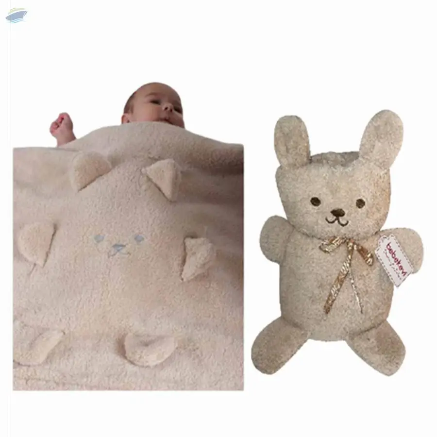 Baby Blanket With Teddy-0-24m
