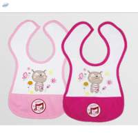 Baby Bibs With Print- 6-24m
