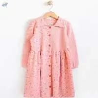 Girls Dress With Stars Patterned