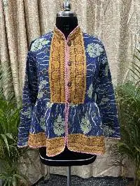 Kantha Jacket Short
