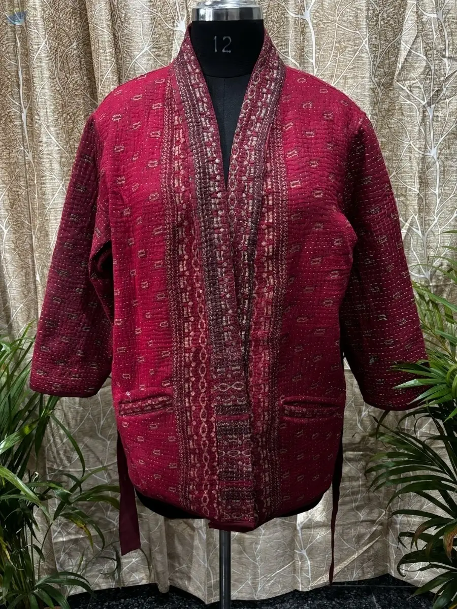 Kantha Short Kimono