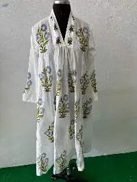 Tropical Dress Handblock