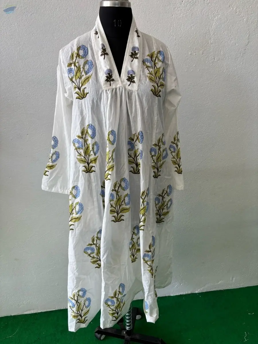 Tropical Dress Handblock