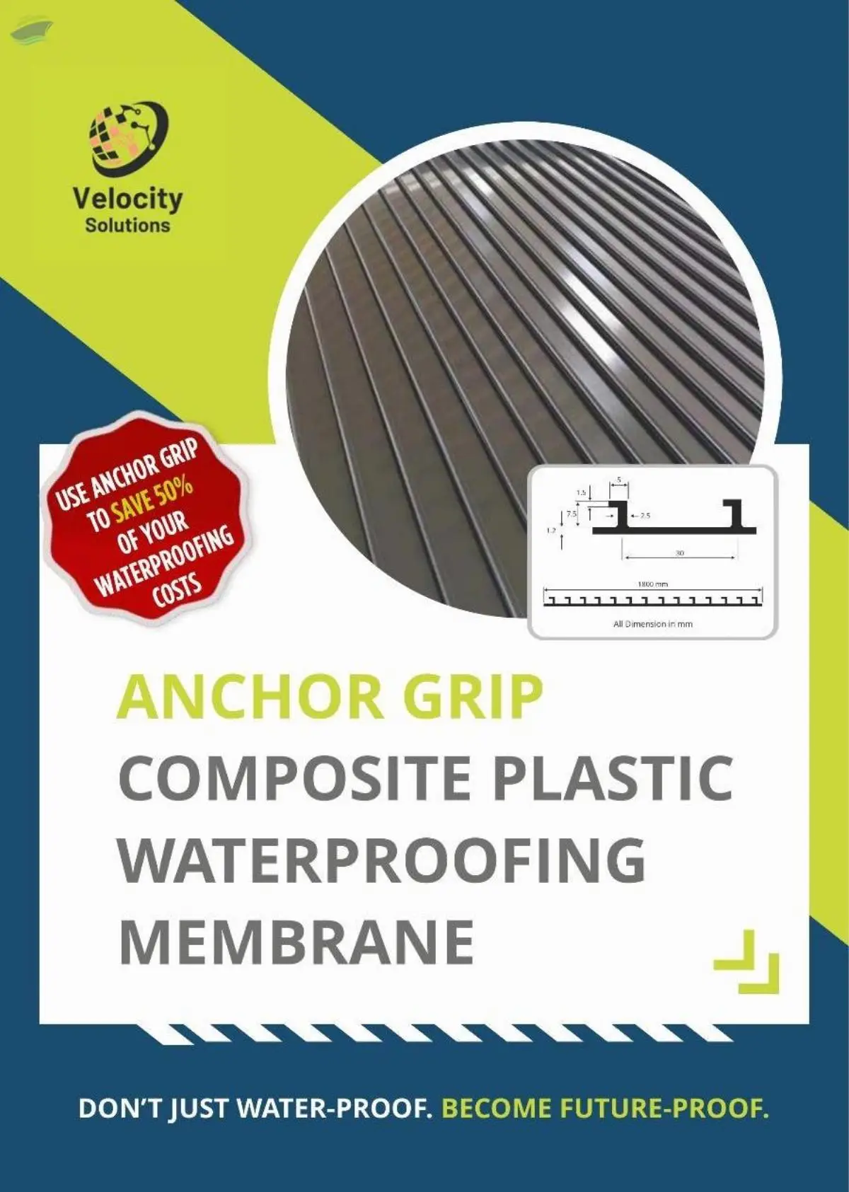 Anchor Grip Waterproof Membrane