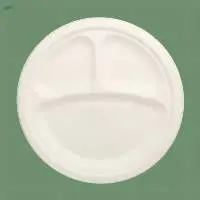 9" Inch 3cp Round Plate