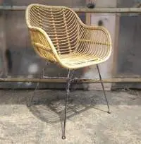 Metal Rattan Chair