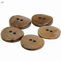 High Quality Metal Round Black Horn Buttons