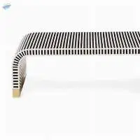 Top Quality Striped Bone Inlay Console Table