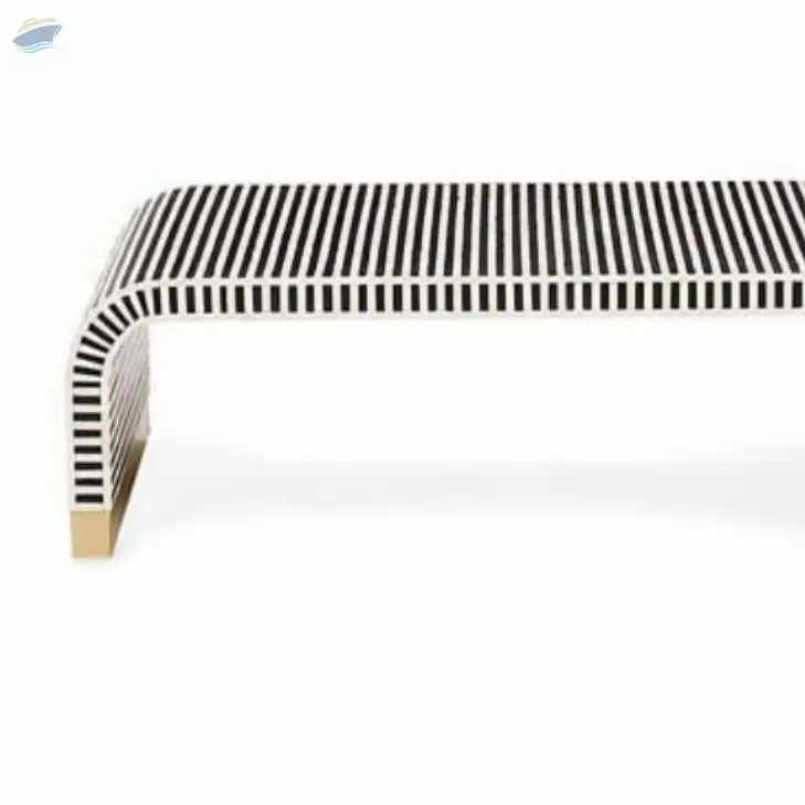 Top Quality Striped Bone Inlay Console Table