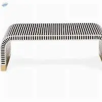 Top Quality Striped Bone Inlay Console Table