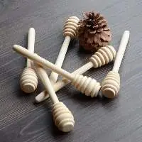 wooden honey spoon
