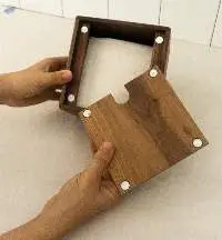 Wooden Tissue Box