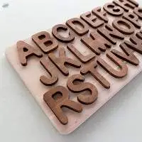 ABC wooden puzzle toy