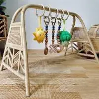 Rattan Baby Gym Foldable Version