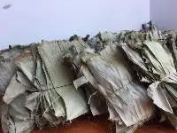 Dried Banana Leaves