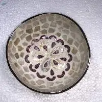 Pearl Mosaic Coconut Shell Bowl