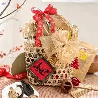 Bamboo Woven Storage Basket