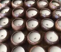 Coconut Shell Candles From Blue Lotus