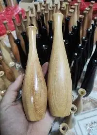 Handmade Natural Wood Vase Wooden Flower