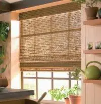 Bamboo blind curtain