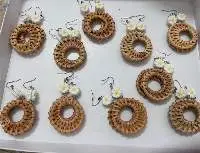 Rattan Earring for Women